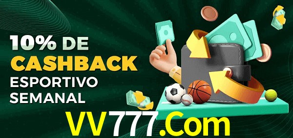 10% de bônus de cashback na VV777.Com